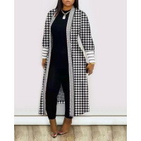 Casual Printed Long Sleeve Cardigan Jacket 24
