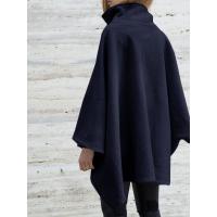 Cloak zipper woolen cape cape coat women's clothing 11