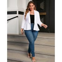 Women's Plus Size Blazers Cardigan Jackets 9