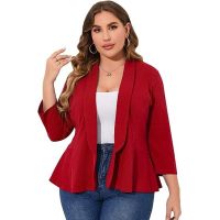 Women's Plus Size Blazers Cardigan Jackets 9
