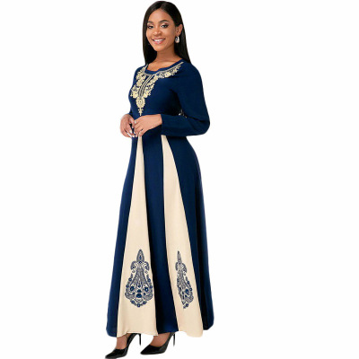 Women's round neck long sleeve dress 30