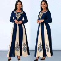 Women's round neck long sleeve dress 30
