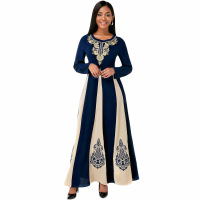Women's round neck long sleeve dress 30